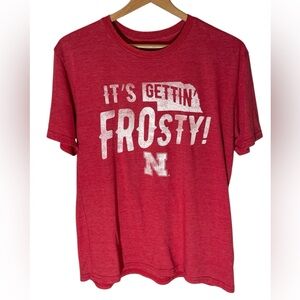 GG2- Blue 84 Men’s Medium Tee Graphic T-Shirt Nebraska Cornhuskers